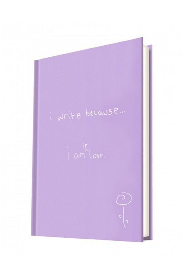 DEFFTER-I Write Because / I Am In Love Lined Notebook 1