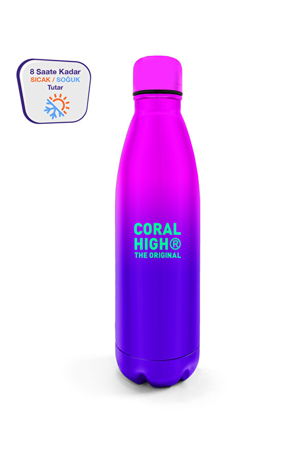 Coral High Pembe Mor Renk Geçişli Çelik Termos 500 Ml 11935