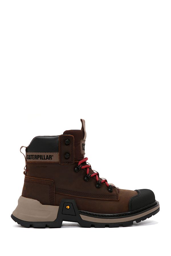Caterpillar Men s Colorado Expedition Wp Brown Leather Boots Trendyol