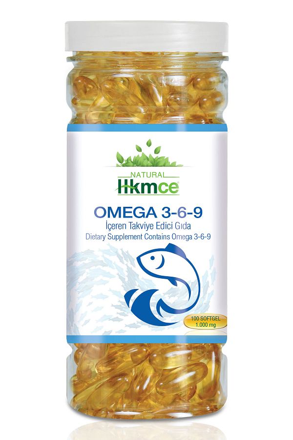 NaturalHekimce-Omega 3 6 9 - 1340 Mg 100 Softgel Fish Oil - Natural Hekimce 1
