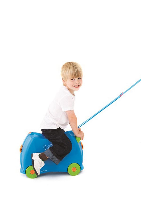 Trunki Terrance Blue Children s Suitcase Stylish and Comfortable Trendyol