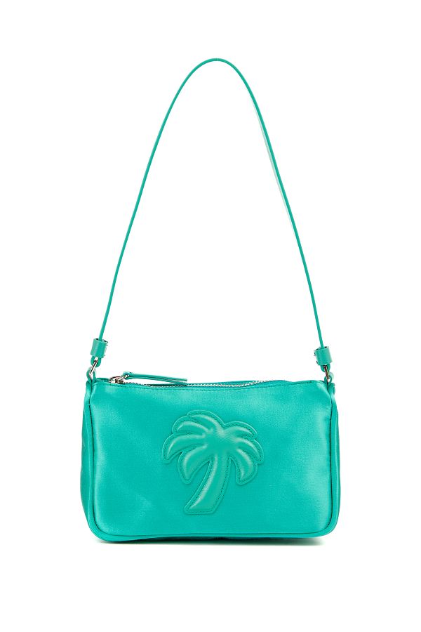 Palm Angels Women s Green Logo Patch Shoulder Bag Trendyol