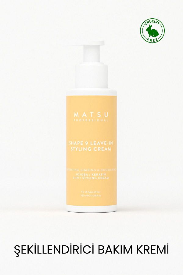 MATSU-Shape 9 Leave-In Care Cream Providing Intensive Moisture and Easy Shaping 100 ml 1