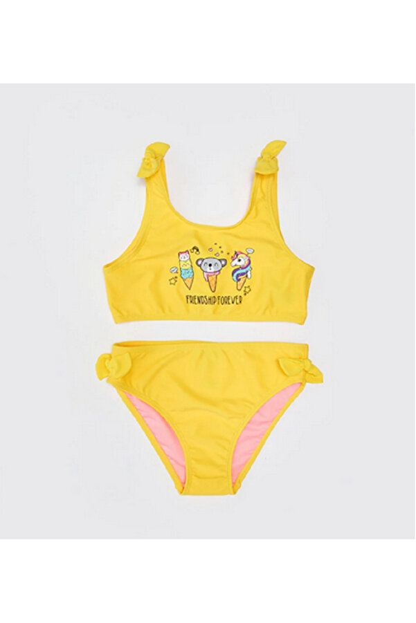 LC Waikiki LCW Kids Baskılı Kız Çocuk Bikini