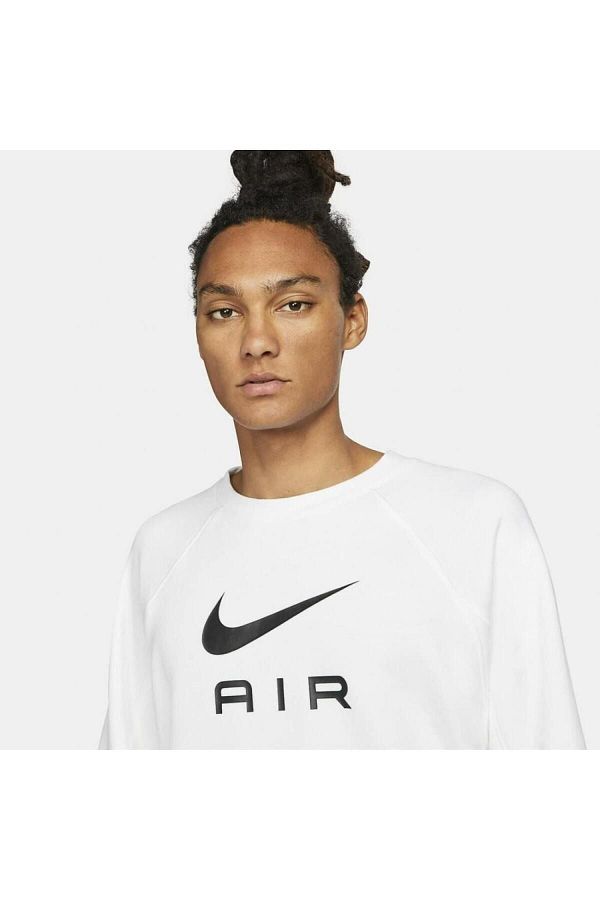 Nike Air M Nsw Ft Crew Men s White Sweatshirt Trendyol