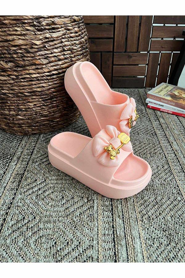 Behtah Kundura-Papuci Yeezy Slide - Talpă înaltă groasă, papuci casual de vară pentru grădină, plajă, piscină și mare 1