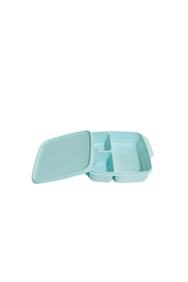 Çankaya-Buse 3 Compartment Square Storage Container with Lid 700 Ml 1