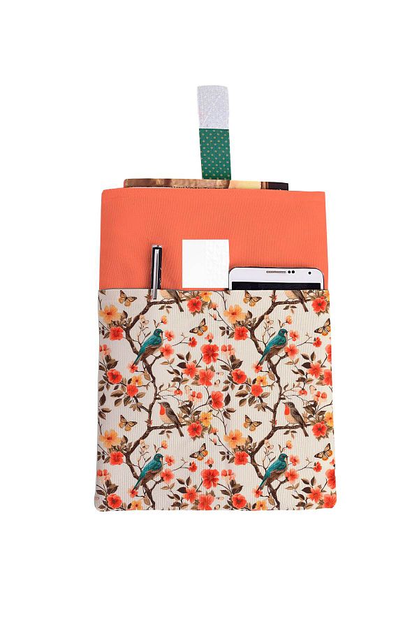 HRS-20 x 25 cm Patterned and Washable Pocket Multi-Purpose Book Bag 1