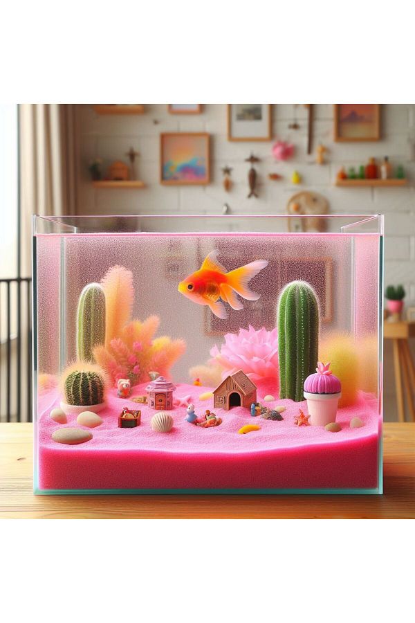 Pink aquarium sand 2025