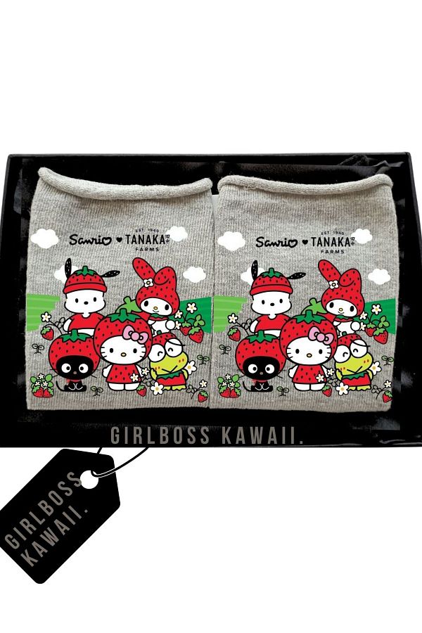 Girlboss Kawaii-Sanrio Pochacco and My Melody Chococat Hello Kitty Keroppi Napkin Cut Primavera Shoes 1