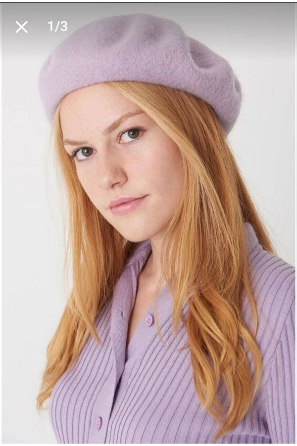 Felt beret hat cheap