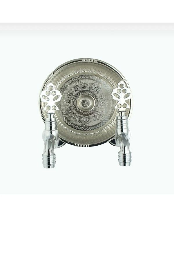 İSAOĞLU YAPI-Crown Tap Double Set Crown Faucet with Hose Connection Apparatus Complete Set Including Turkish Bath 1