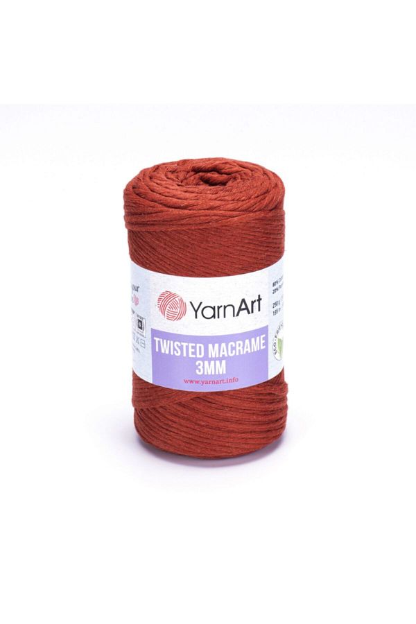 Yarnart-Twisted Macrame 3 Mm - Macrame Hand Knitting Thread Tile-785 1