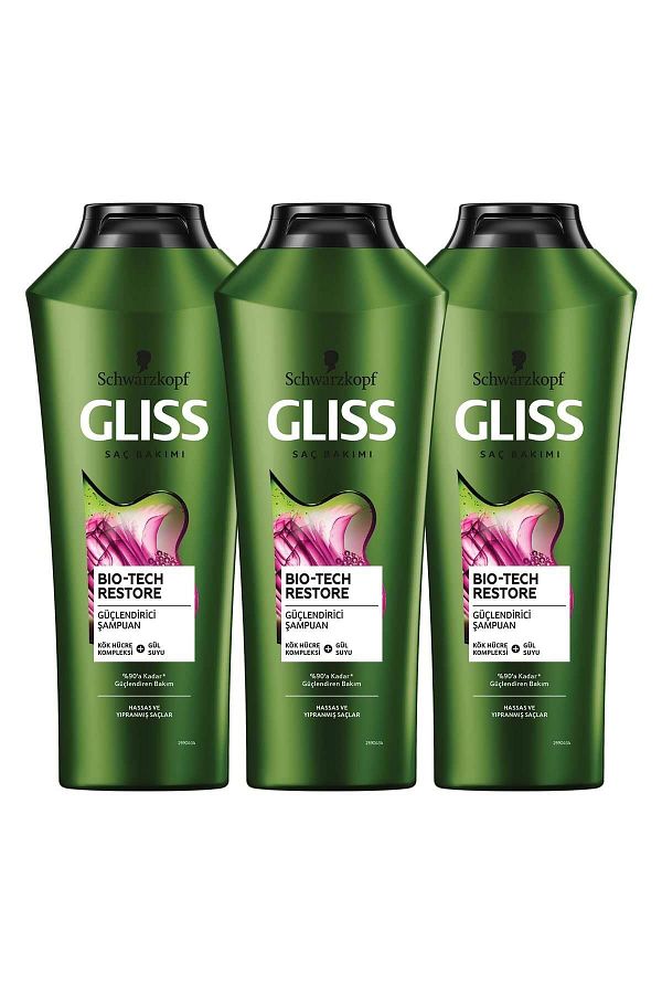 Gliss-شامبو تقوية بيو تيك 360 مل - × 3 قطع 1