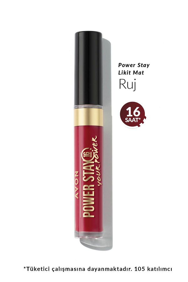 AVON-Ruby Rise Up Power Stay Liquid Mat - Lipstick 1