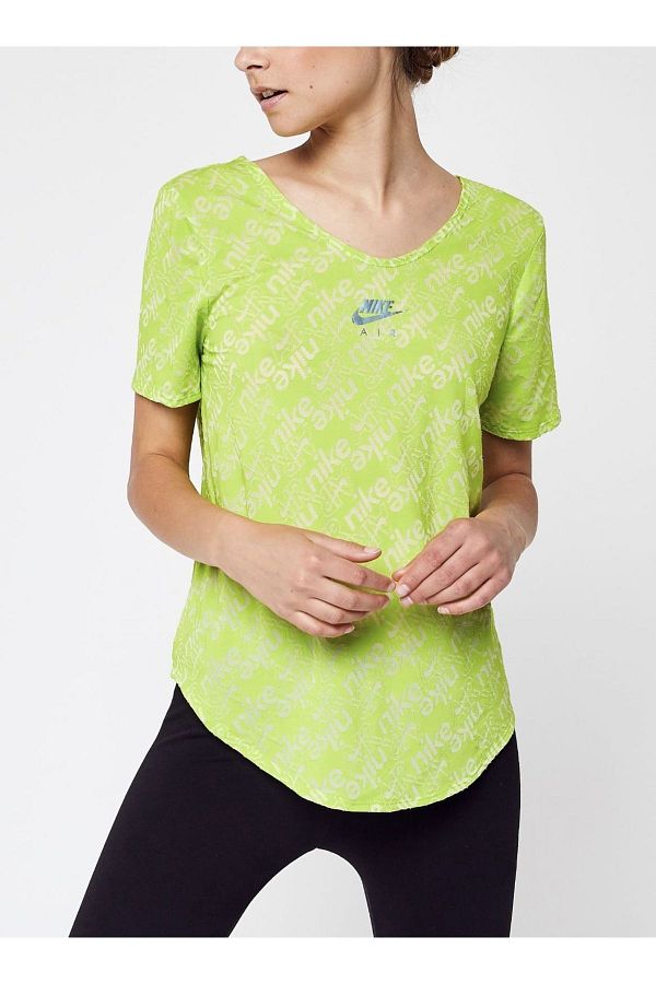 Nike Air Dri Fit Running V Neck Short Sleeve Women s T Shirt Trendyol