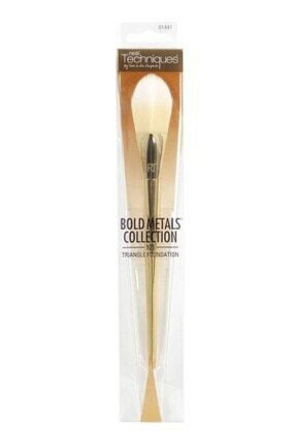Real Techniques-Metal Triangle Foundation Brush - Triangle Foundation 101- Bold079625014419 1
