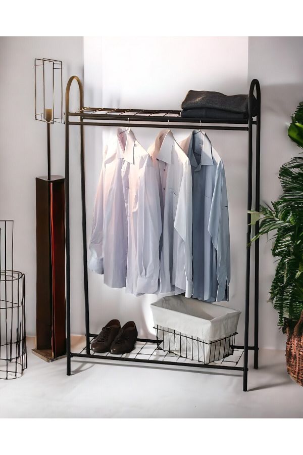 Decorative garment rack top