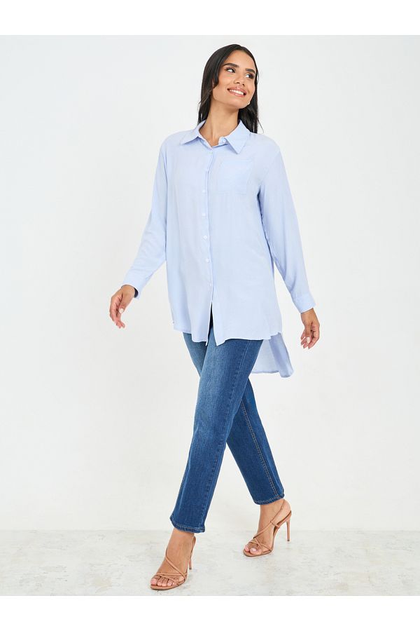 Tunic high low tops hot sale