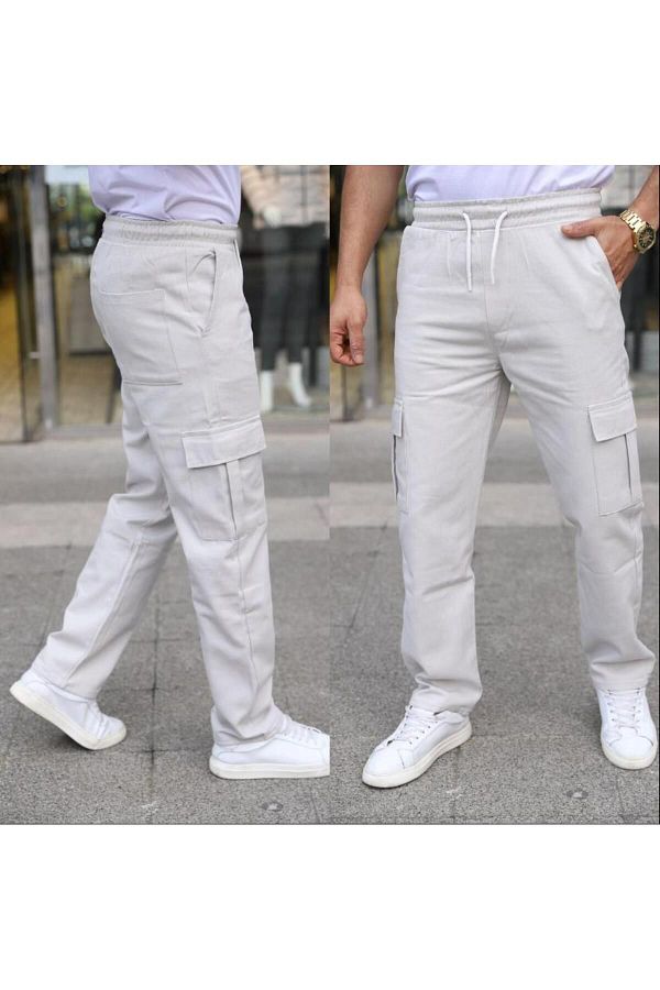 Rosen Kreuz】CURVE FIT LONG CARGO PANTS1