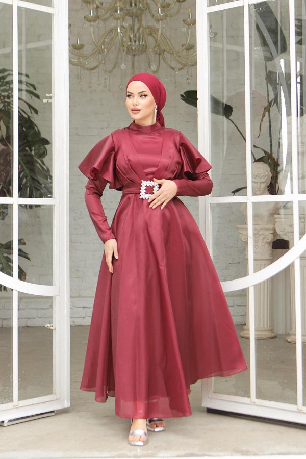 Dress organza hijab deals