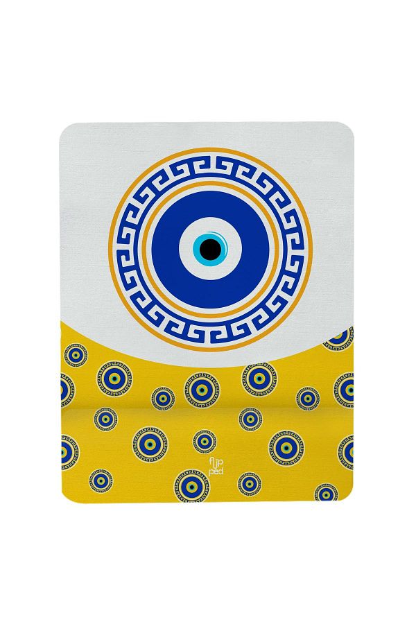 Flipped-Evil Eye Mousepad with Wrist Support 1