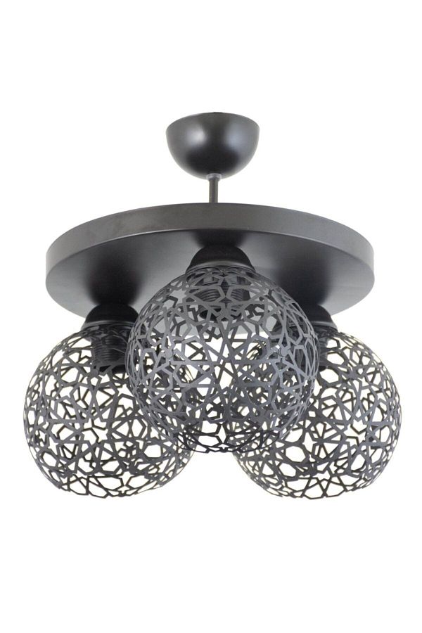 Lambadar-Plofonyer Seljuk Motif Model Retro Rustic Chandelier 1
