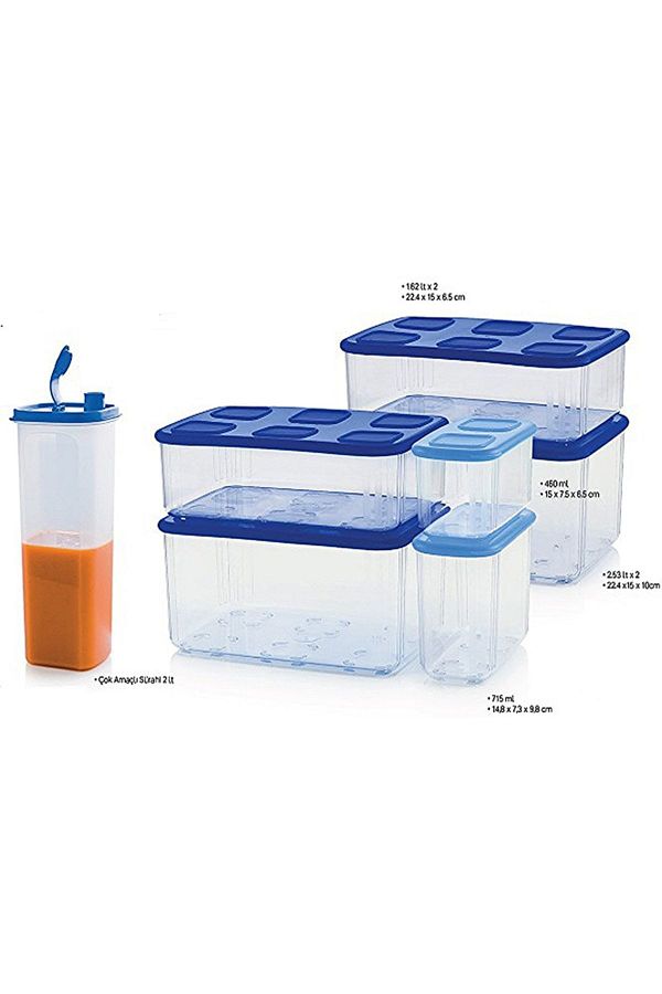 Tupperware-Modular Organizing Container Set of 7 Storage Container Esc 1