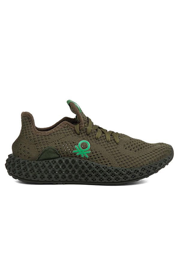 Benetton-® |   BN-30009 -3570 أخضر - حذاء رياضي نسائي 1
