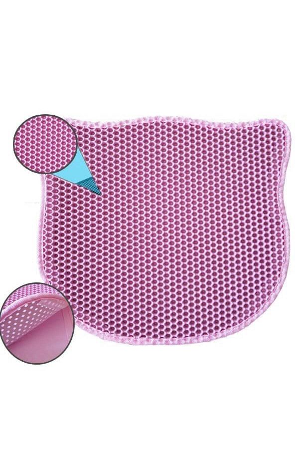 Eurocat Cat Litter Mat with Sand Collecting Screen Pink 58x67 Cm Trendyol