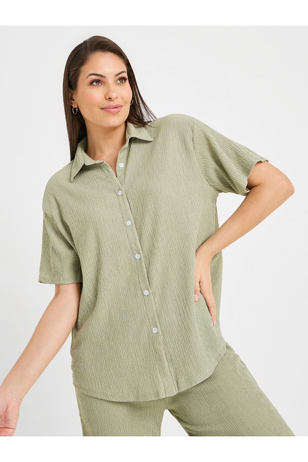 Longline pyjama top deals
