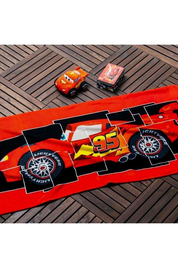 Tac Cars Beach Towel Trendyol