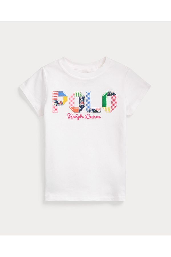 Ralph Lauren Mixed Logo Cotton Jersey Tee Girls 7 14 Years Trendyol