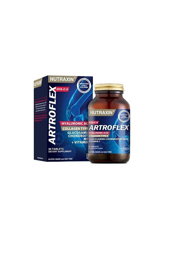 Nutraxin-Artroflex Hya-c-ii Type 2 - 90 Tablets Collagen and Food Supplement 1
