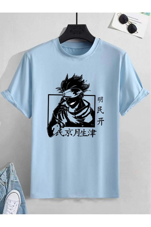 Evomind-Gojo Satoru Jujutsu Kaisen Printed Unisex Oversize T-shirt 1