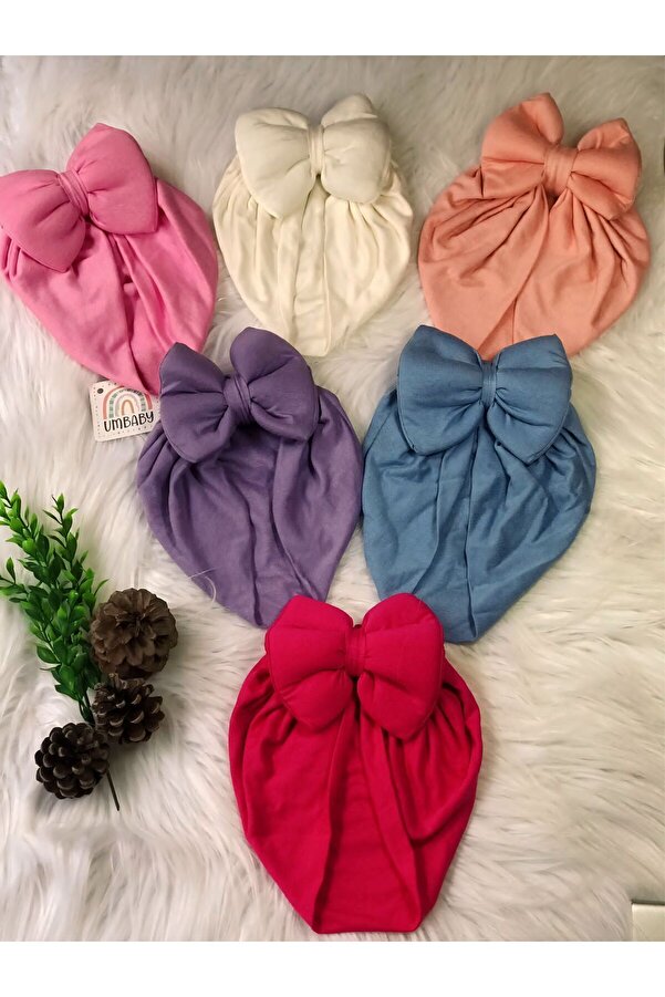 UmBaby 6/18 Penye Kız Bebek Bone Bandana 6 Renk