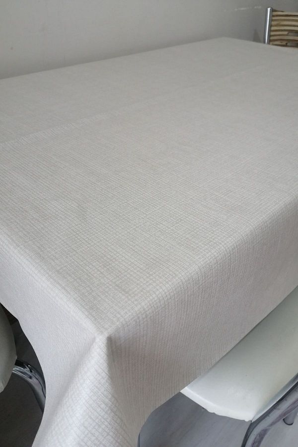 ELEGANCEV-Lined Oilcloth Tablecloth - Square Round Rectangle-KRY 1