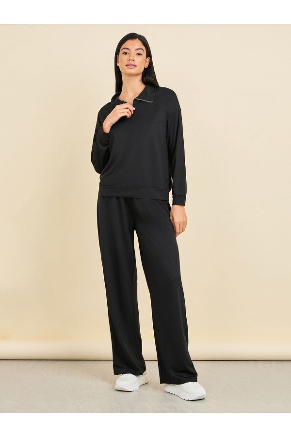 Styli Zip Up Top Trouser Lounge Set Trendyol