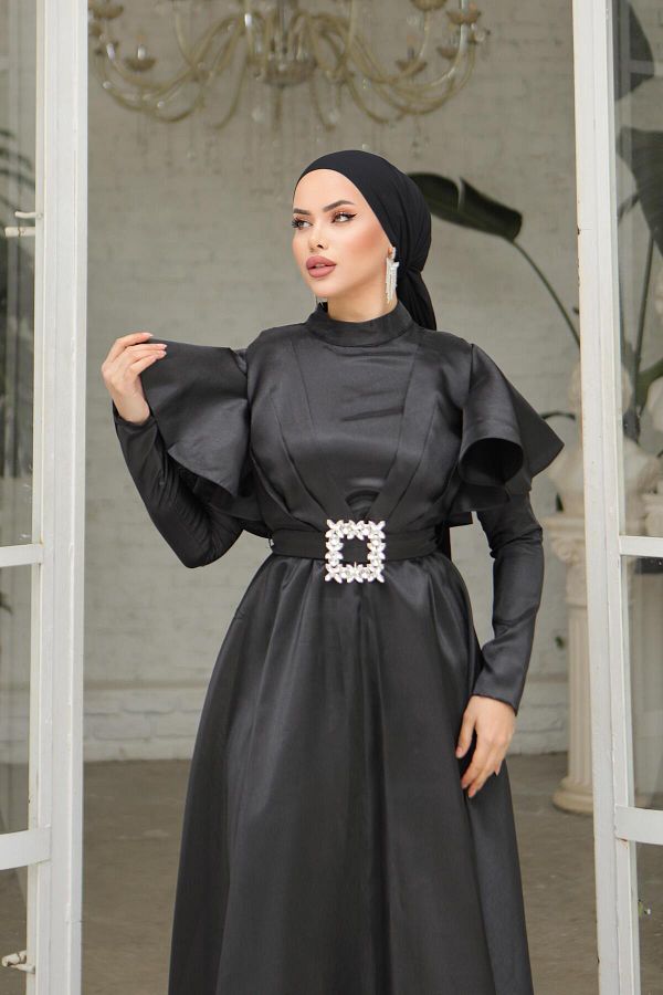 Organza dress hijab top