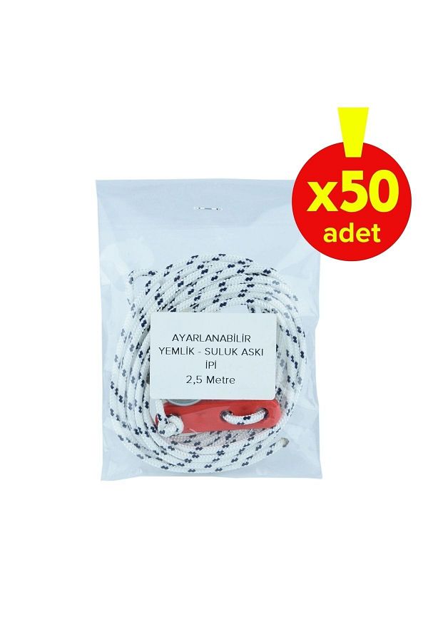 Vixpet-2.5 Meter Hanger String - Chicken Drinker and Feeder Set| Practical Kit - 50 Pieces 1
