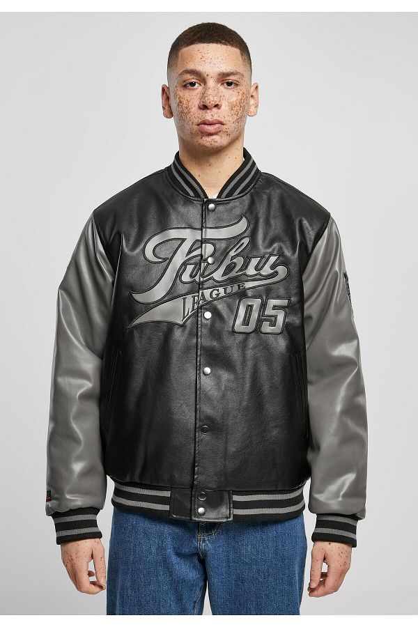 FUBU Herren FM231 024 1 FUBU Varsity Leather Jacket Trendyol