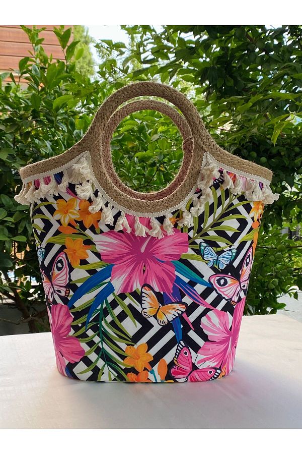 Butterfly beach bag shop