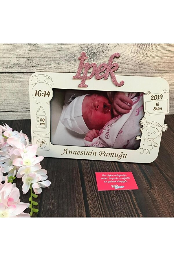 Bebek Çikolatası Kişiselleştirilmiş Anı-Hatıra Fotoğraf Çerçevesi Bebek