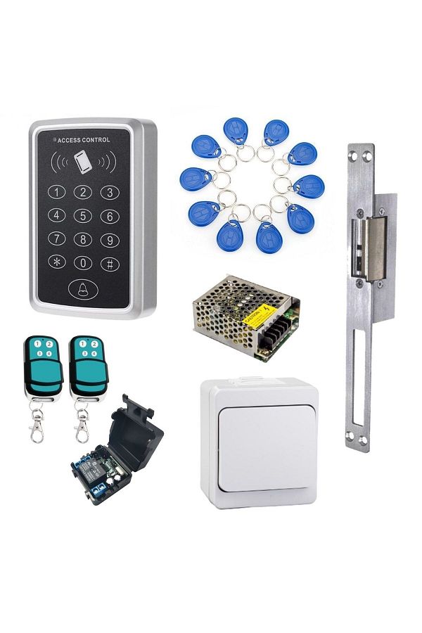 SONEX-Rfid Remote Control Push Button Combination Door Lock Set 1