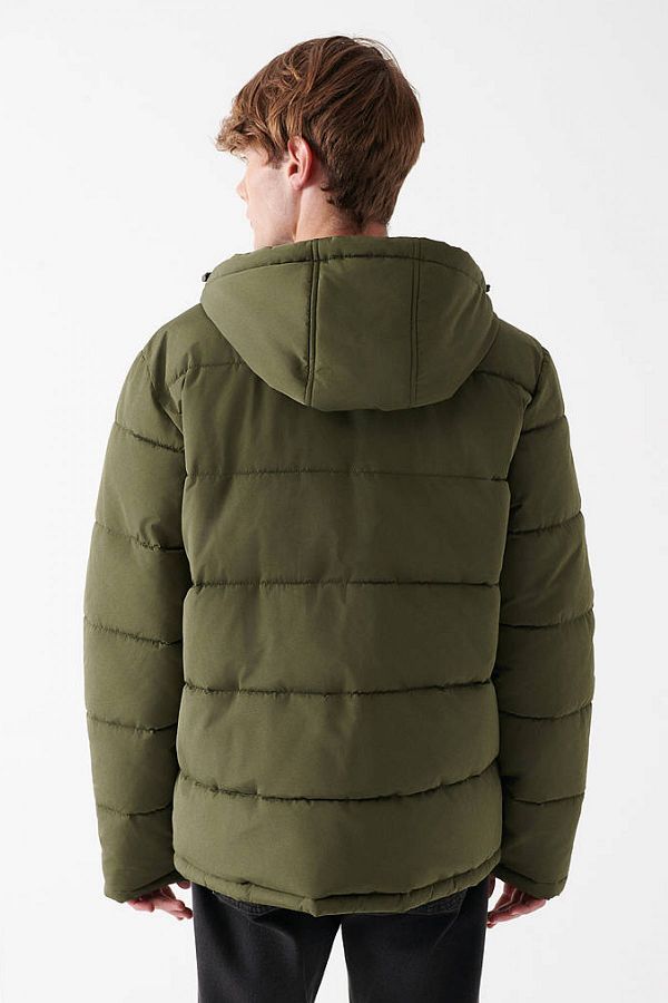 Mavi Forest Green Hooded Jacket Trendyol