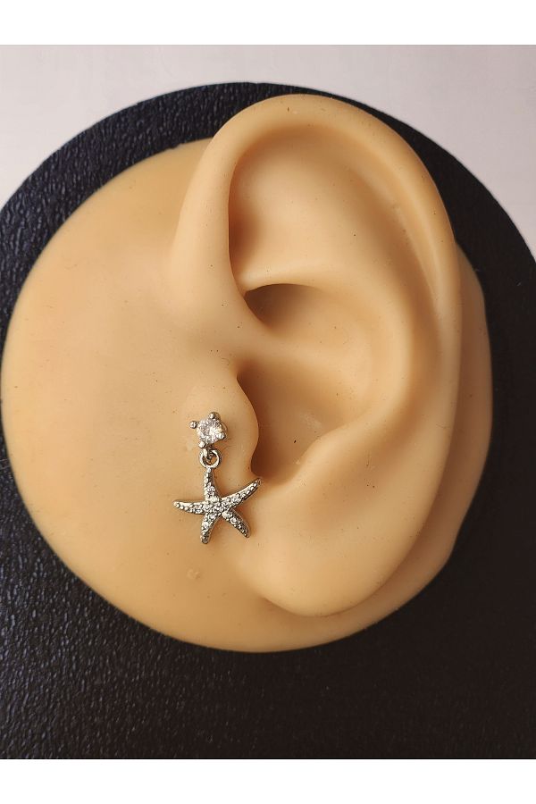 Starfish cartilage earring sale