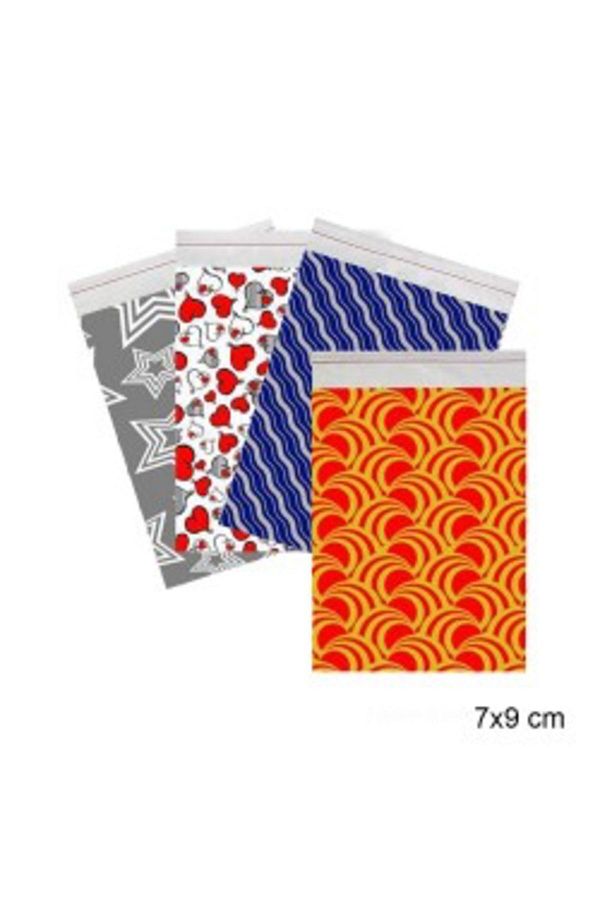 Muka-Patterned Metallized Bag 100 Pieces in 7x9 Package 1