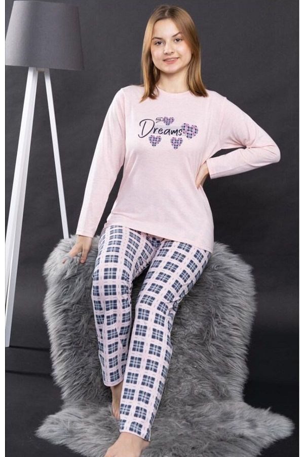 Pyjama Familya Young Girl s Long Sleeve Heart Shaped Seasonal Pajamas