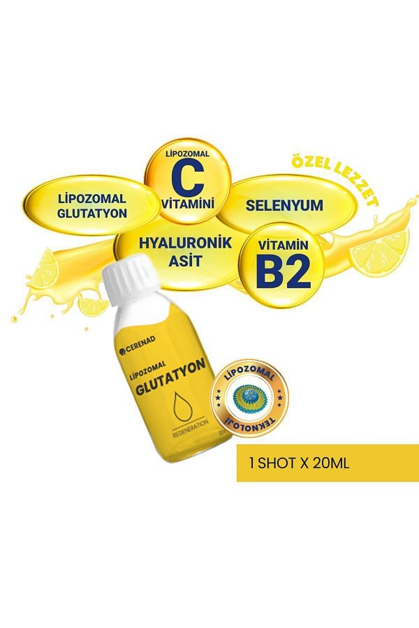 Cerenad Glutathione Single Shot - Vitamin C, Hyaluronic Acid