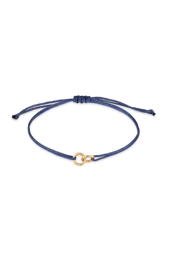 ELLI-925 Silber Geo Minimal Armband - Kreis Design 1
